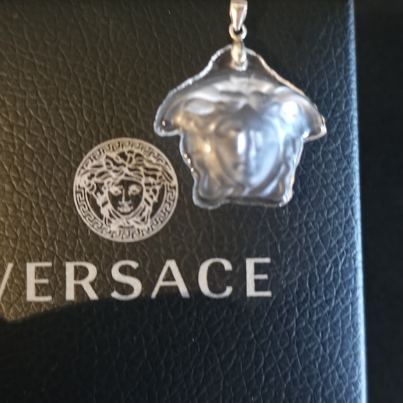 Versace Medusa Glass Pendant - Picture 1 of 6